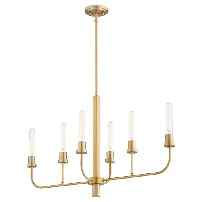 Six Light Chandelier by Quorum Six Light Chandelier by Quorum
