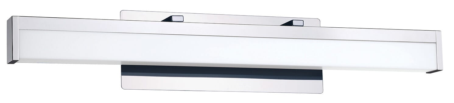 Hemlock 1-Light LED Bathroom Vanity Light Vanity in Chrome