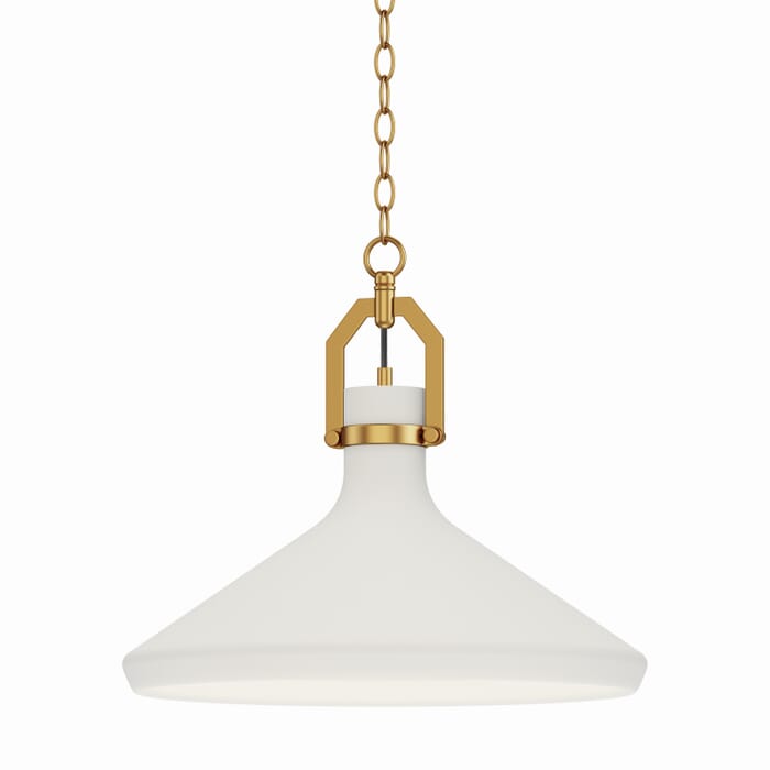 Lumi 1-Light Pendant in Satin Brass Lumi 1-Light Pendant in Satin Brass