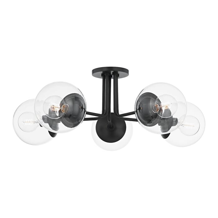 Five Light Semi Flush Mount by Mitzi Five Light Semi Flush Mount by Mitzi
