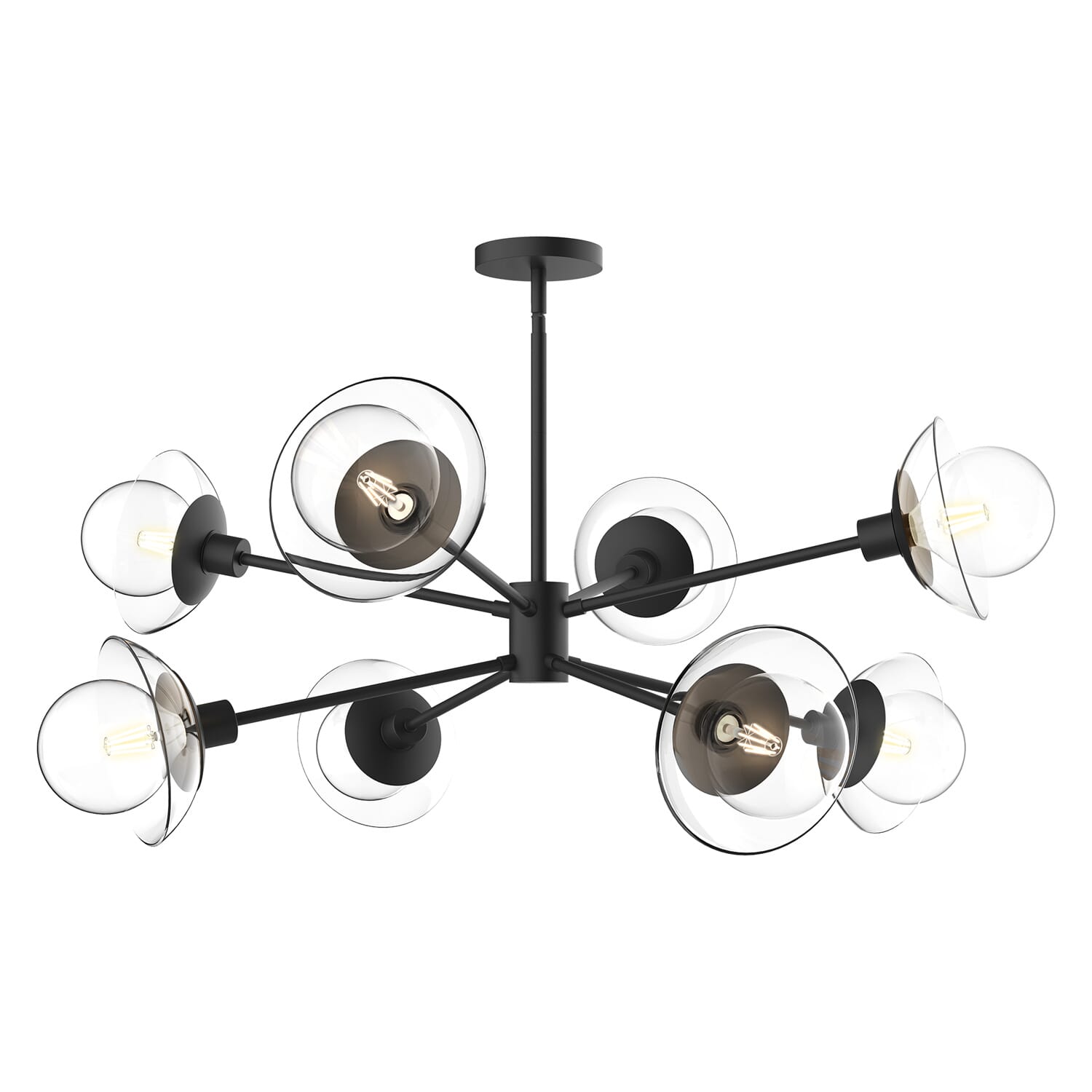 Eight Light Chandelier by Alora