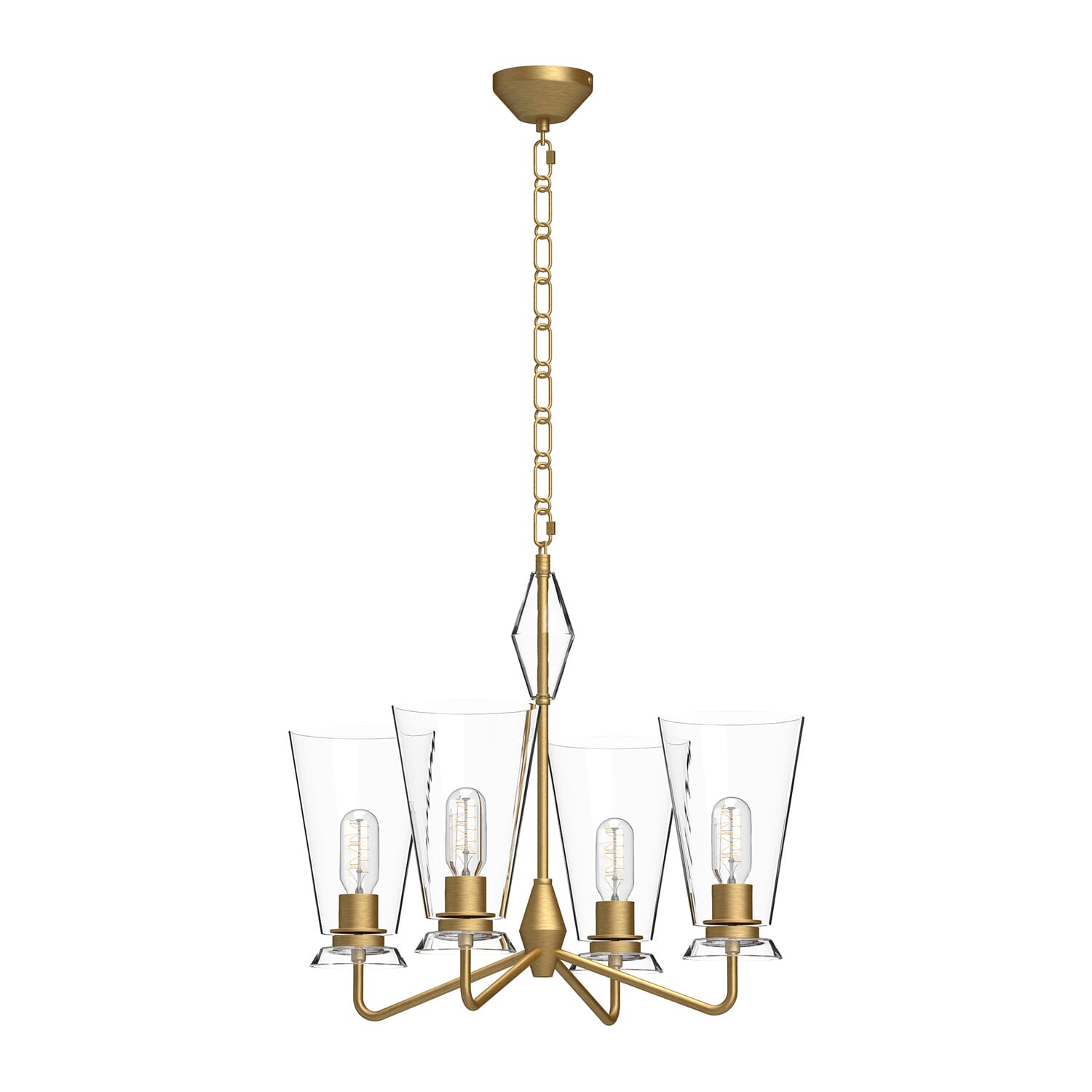 Four Light Chandelier by Alora