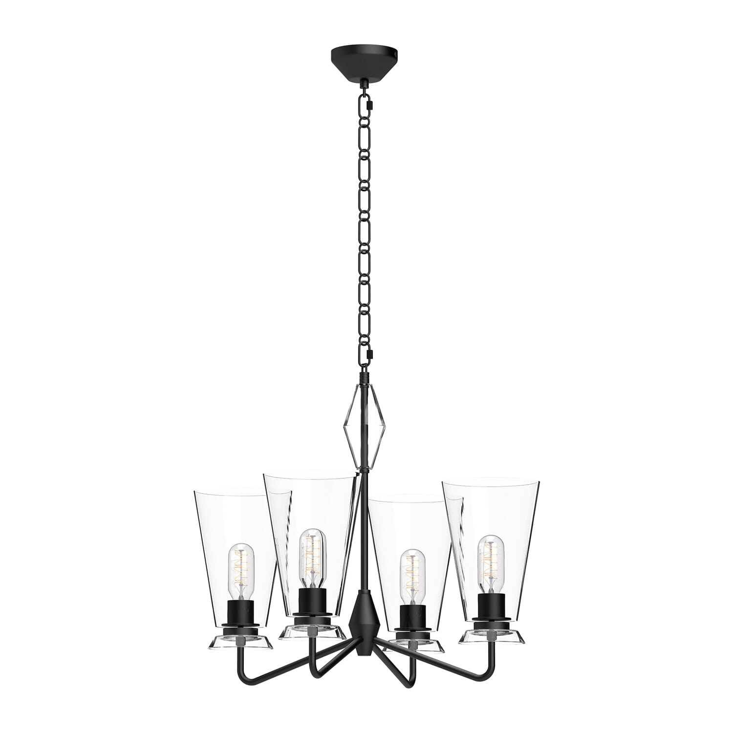Four Light Chandelier by Alora