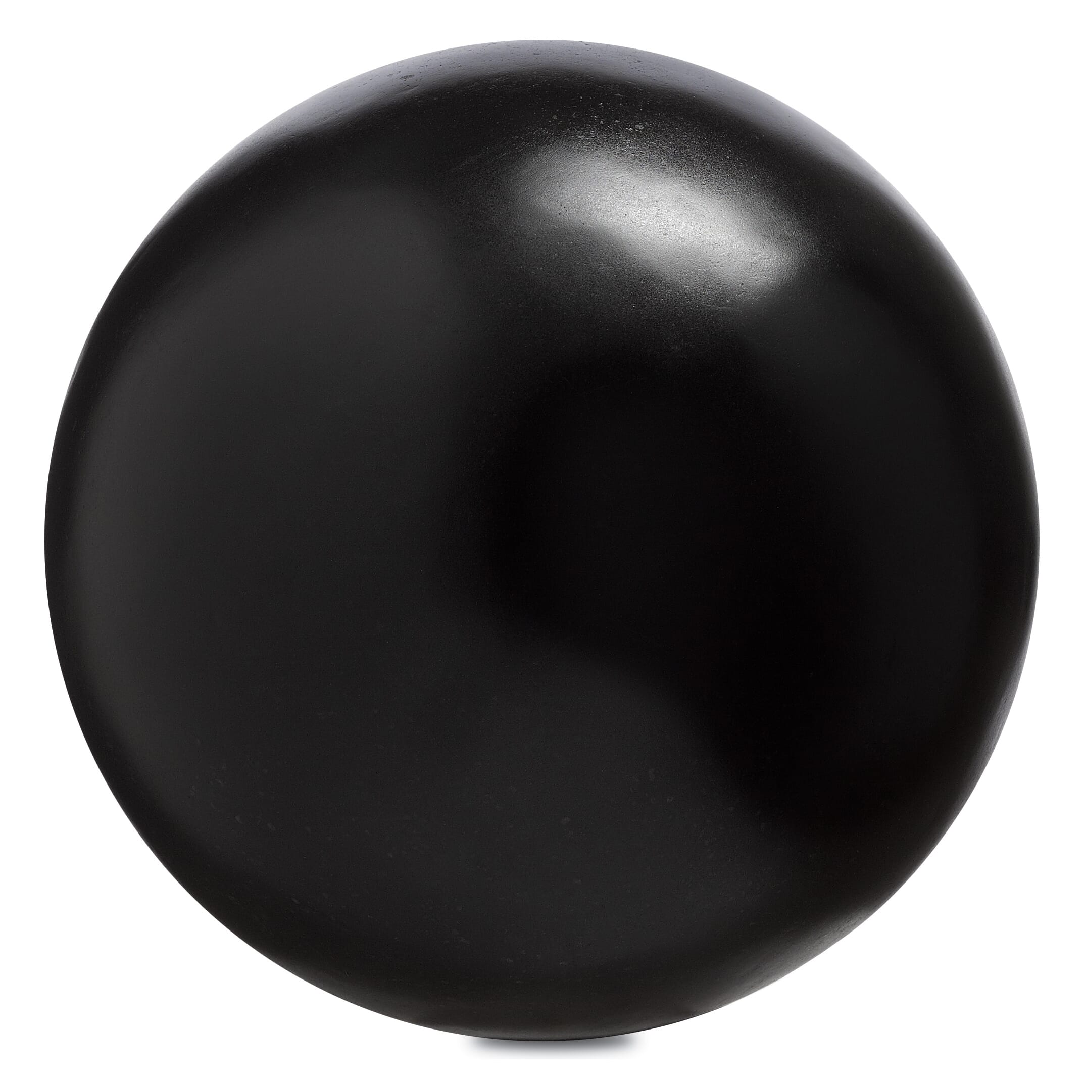 Currey & Company 10" Black Large Concrete Ball in Black