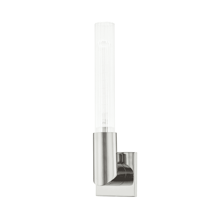 Hudson Valley Asher Wall Sconce in Polished Nickel Hudson Valley Asher Wall Sconce in Polished Nickel
