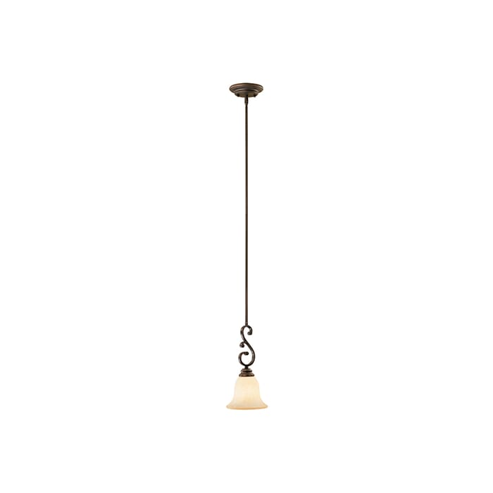 Millennium Lighting Oxford 1-Light Mini-Pendant in Rubbed Bronze Millennium Lighting Oxford 1-Light Mini-Pendant in Rubbed Bronze