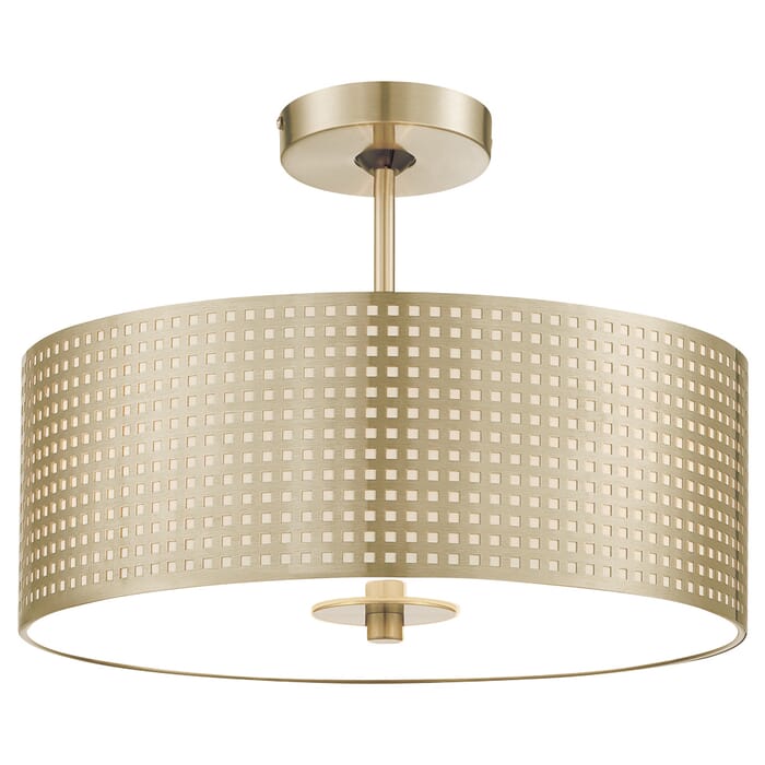 Three Light Semi Flush Mount Three Light Semi Flush Mount