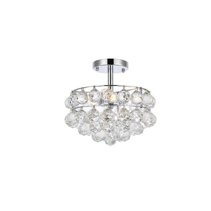 Savannah 3-Light Flush Mount in Chrome Savannah 3-Light Flush Mount in Chrome