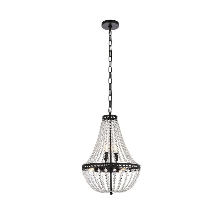 Valeria 5-Light Pendant in Black Valeria 5-Light Pendant in Black