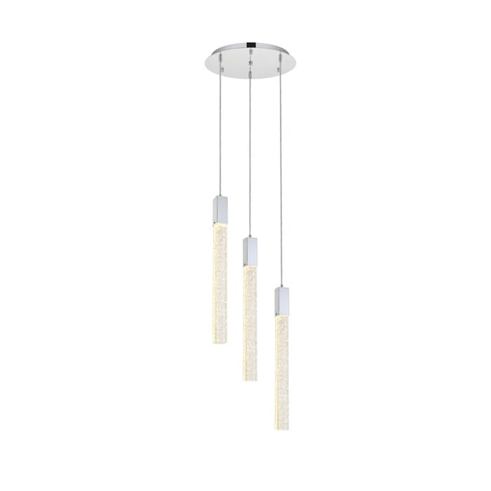 Weston 3-Light Pendant in Chrome Weston 3-Light Pendant in Chrome