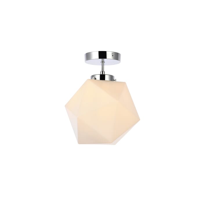 Lawrence 1-Light Flush Mount in Chrome Lawrence 1-Light Flush Mount in Chrome