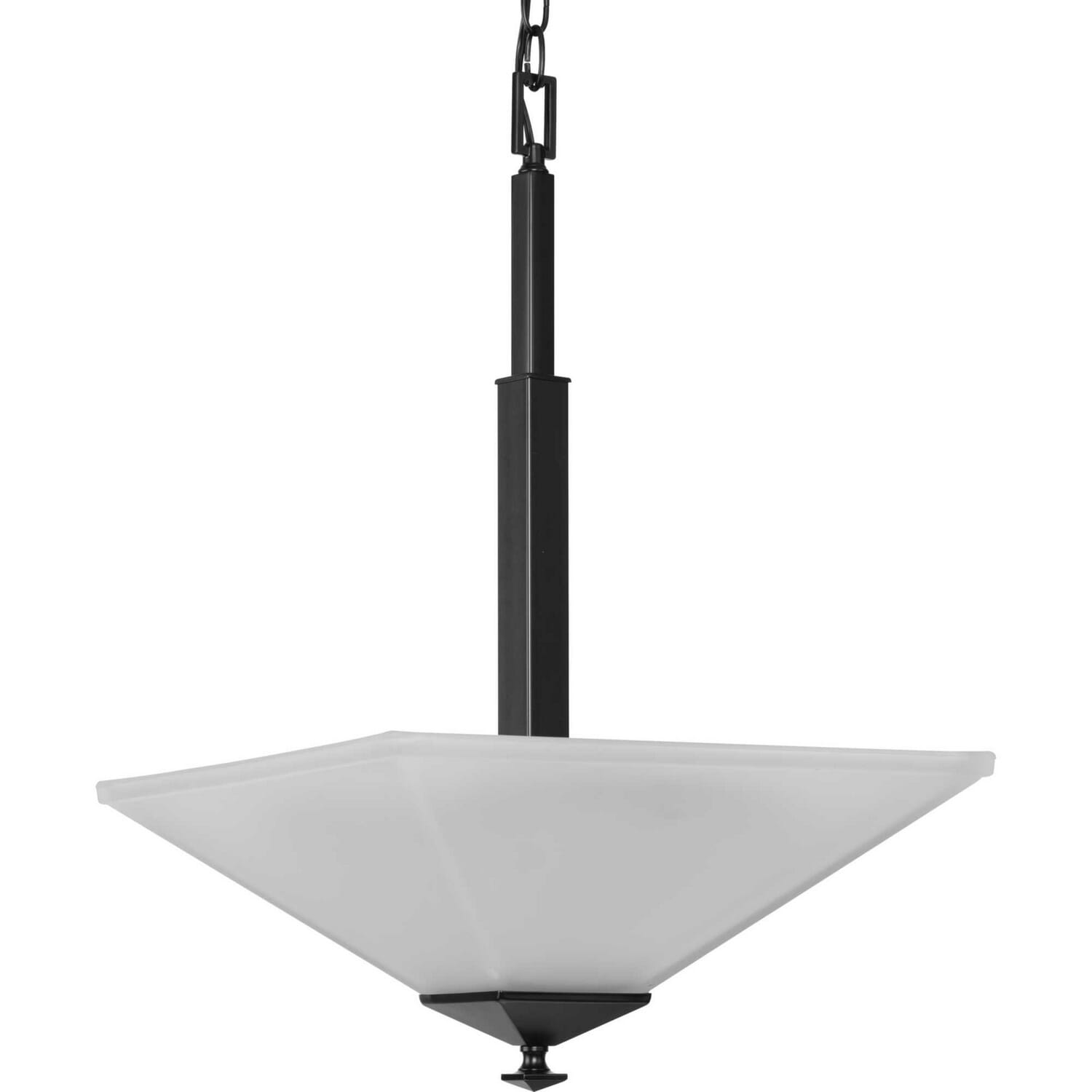Matte Black Two Light Pendant from the Clifton Heights Collection