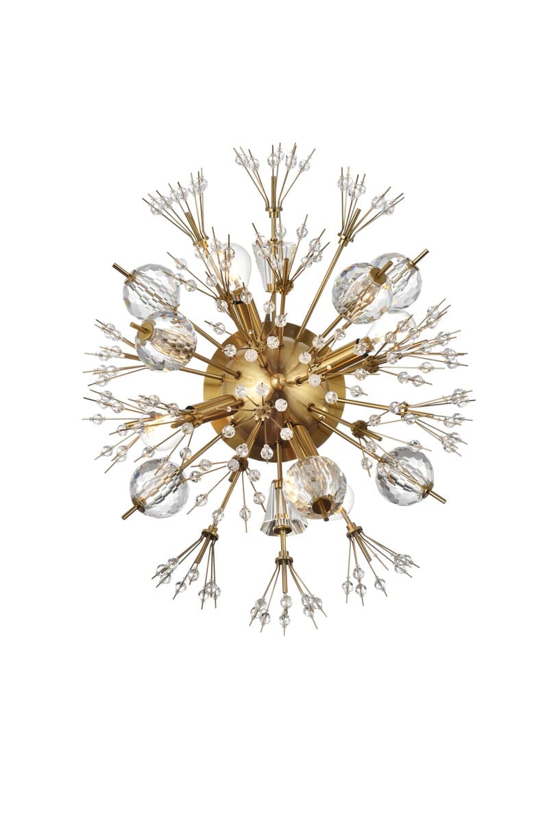 Vera 4-Light Wall Sconce in Gold