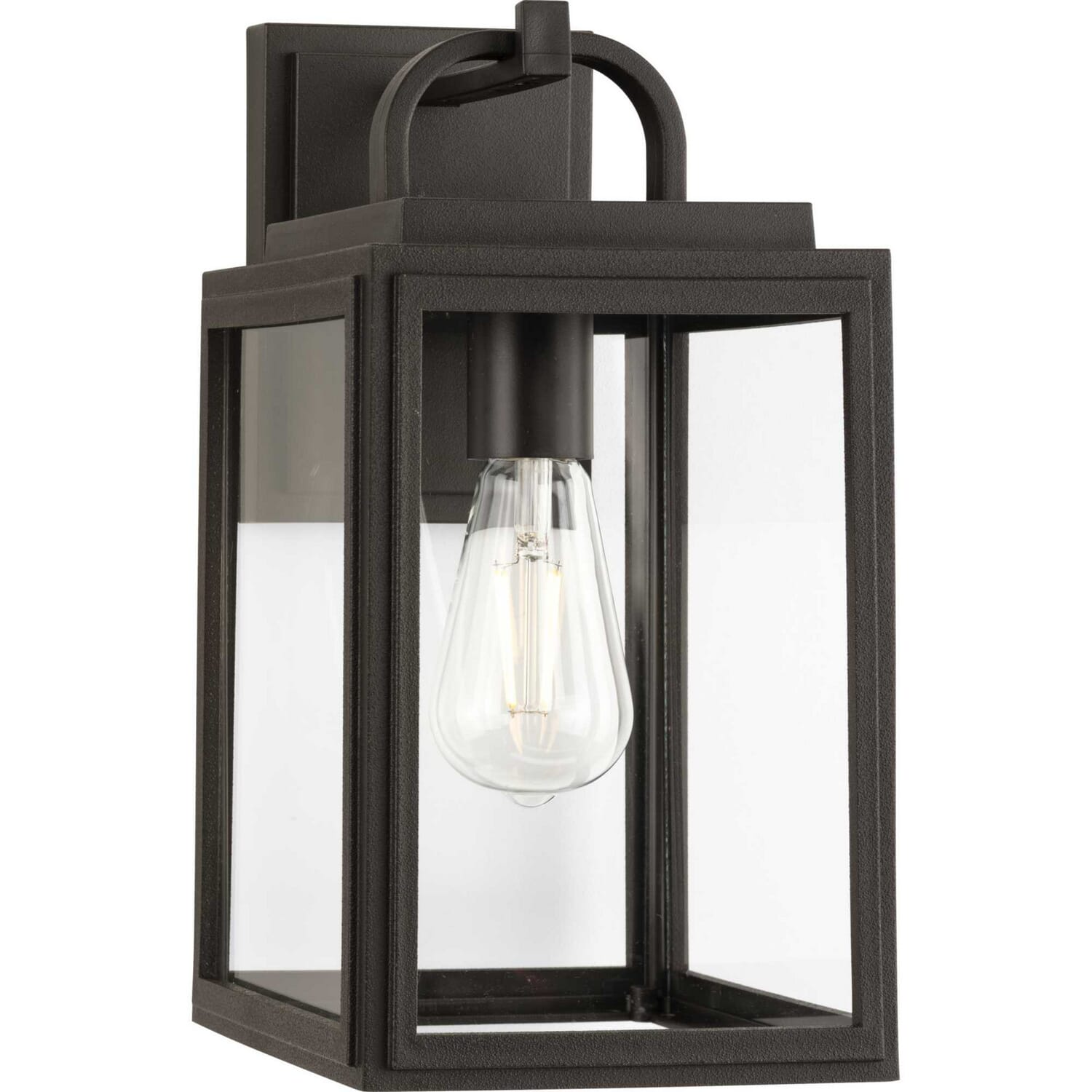 Antique Bronze One Light Outdoor Wall Lantern from the Grandbury Collection