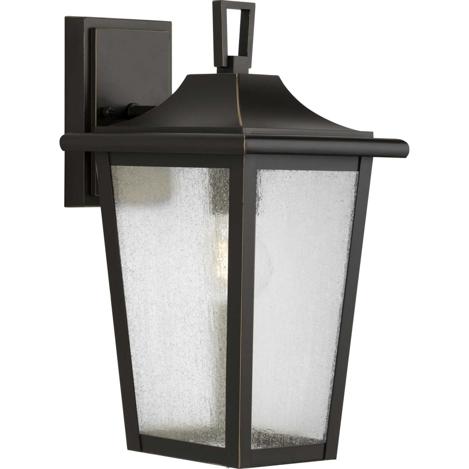 Antique Bronze One Light Outdoor Wall Lantern from the Padgett Collection
