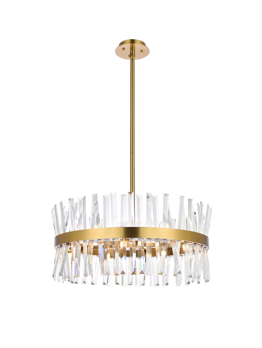 Serephina 14-Light Pendant in Satin Gold