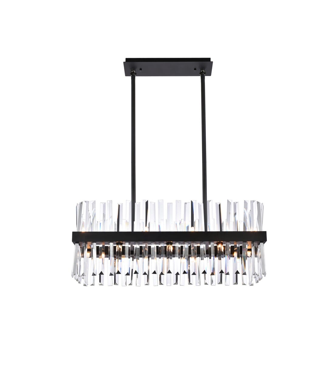 Serephina 16-Light Chandelier in Black