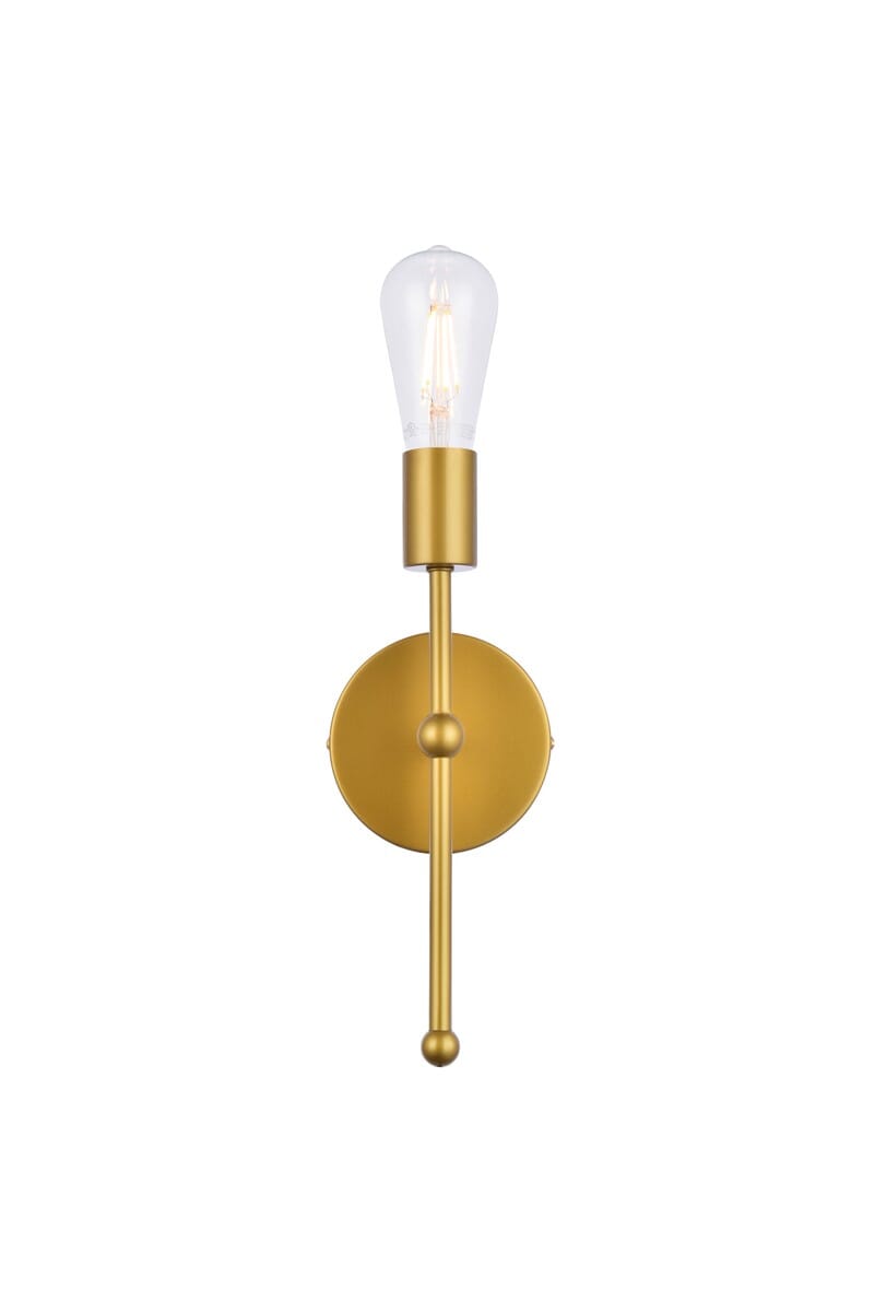 Keely 1-Light Wall Sconce in Brass