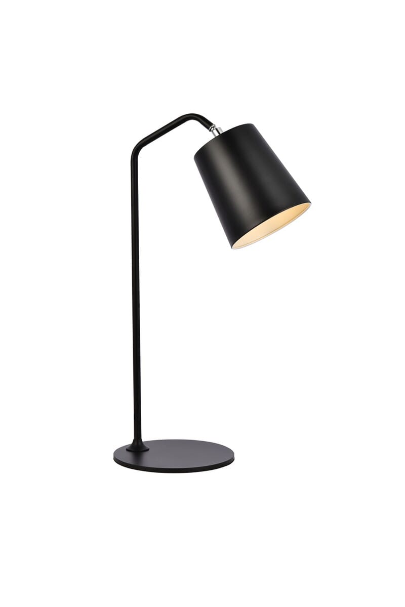 Leroy 1-Light Table Lamp in Black