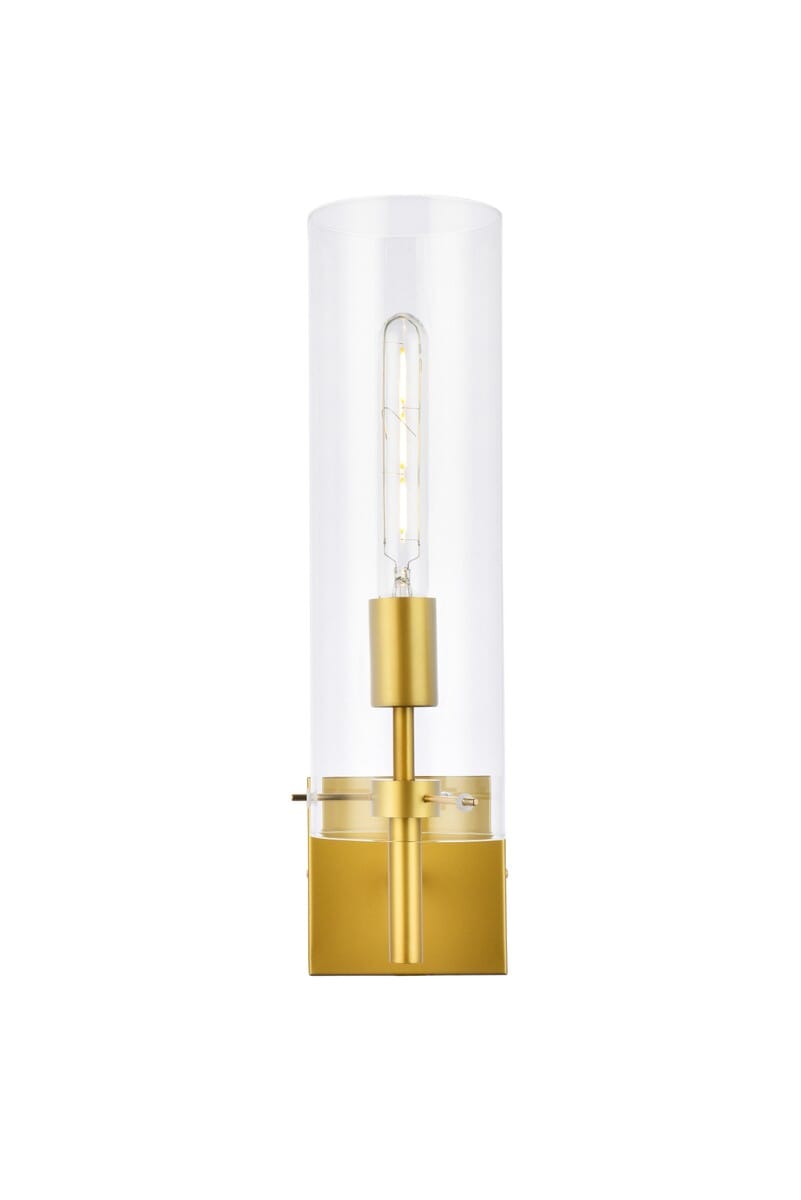 Savant 1-Light Wall Sconce in Brass