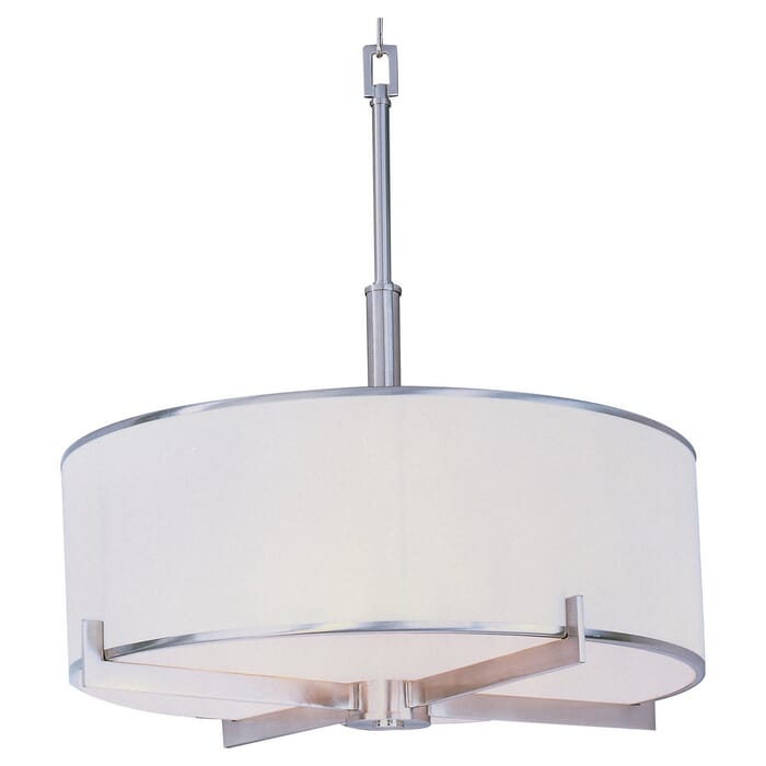 Maxim Lighting Nexus 4-Light Entry Foyer Pendant in Satin Nickel Maxim Lighting Nexus 4-Light Entry Foyer Pendant in Satin Nickel