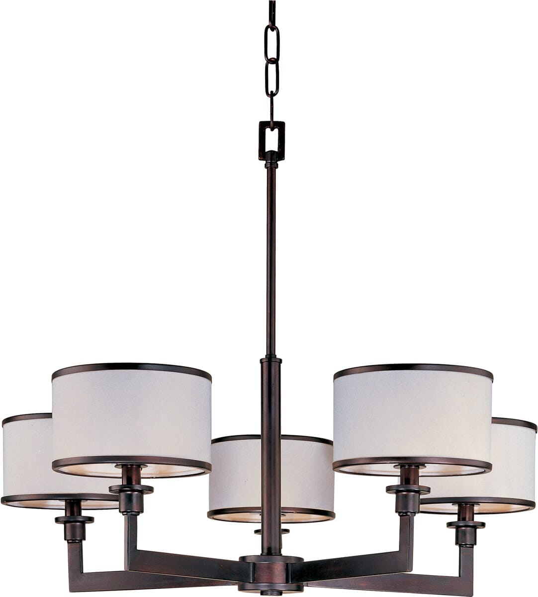 Nexus 5-Light Chandelier - Oil Rubbed Bronze