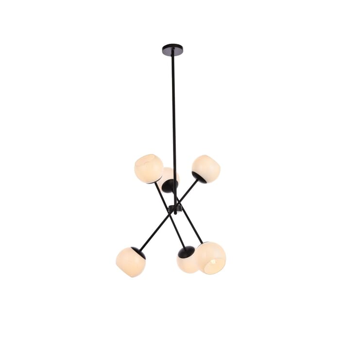Axl 6-Light Pendant in black Axl 6-Light Pendant in black