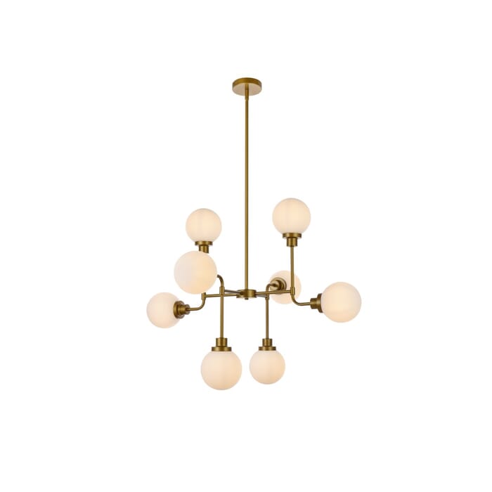 Hanson 8-Light Pendant in Brass Hanson 8-Light Pendant in Brass