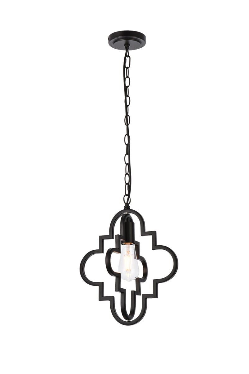 Sandara 1-Light Pendant in Black