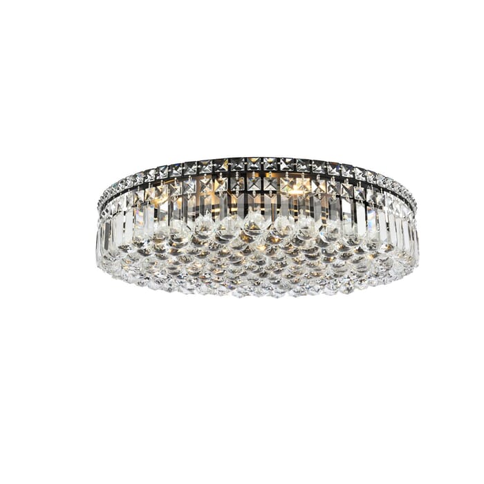 Maxime 9-Light Flush Mount in Black Maxime 9-Light Flush Mount in Black