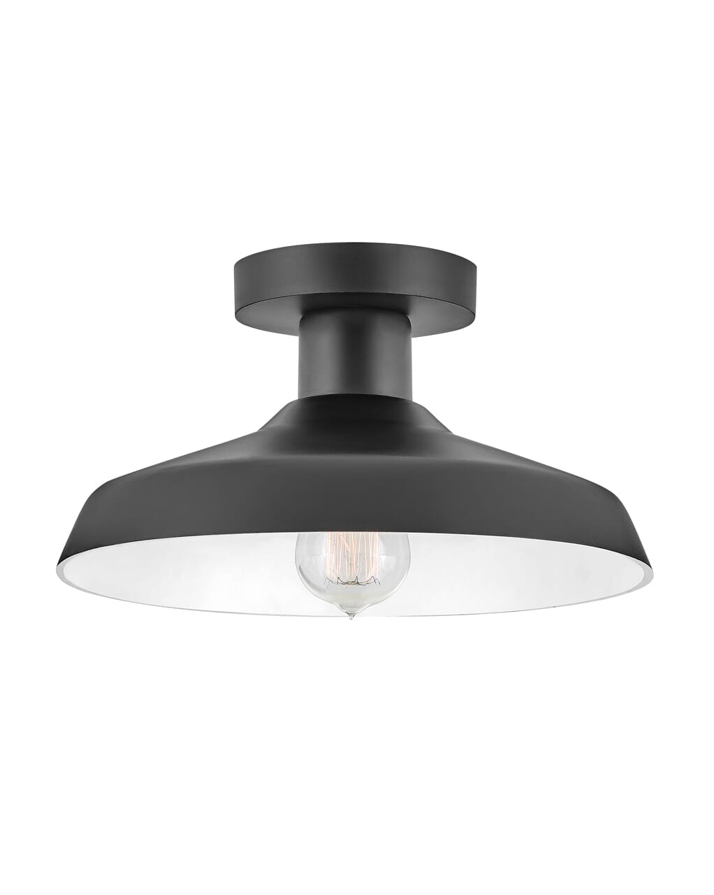 Black LED Flush Mount from the Forge Collection