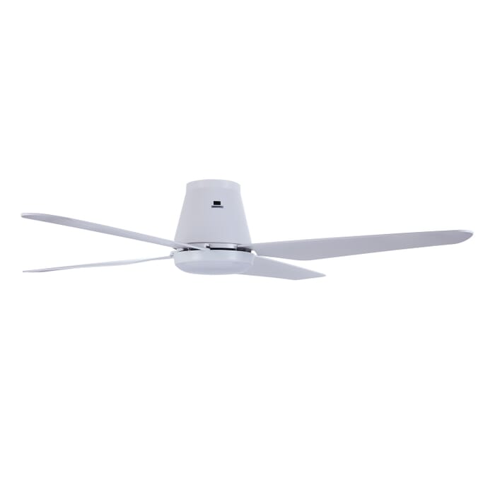 Aria Hugger 1-Light 52in Hugger Ceiling Fan in Matte White Aria Hugger 1-Light 52in Hugger Ceiling Fan in Matte White
