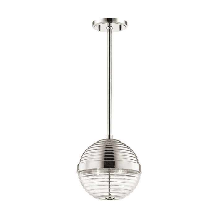 Hudson Valley Easton 3-Light 11" Mini Pendant in Polished Nickel Hudson Valley Easton 3-Light 11" Mini Pendant in Polished Nickel