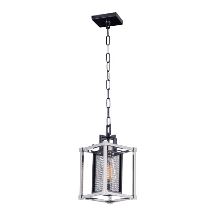 Maxim Refine Pendant Light in Black and Polished Nickel Maxim Refine Pendant Light in Black and Polished Nickel