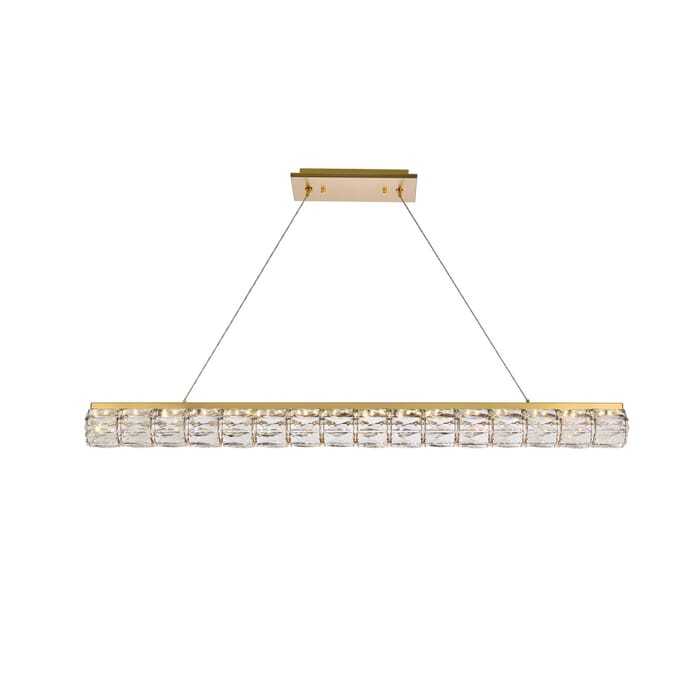 Valetta 1-Light LED Linear Pendant in Gold Valetta 1-Light LED Linear Pendant in Gold