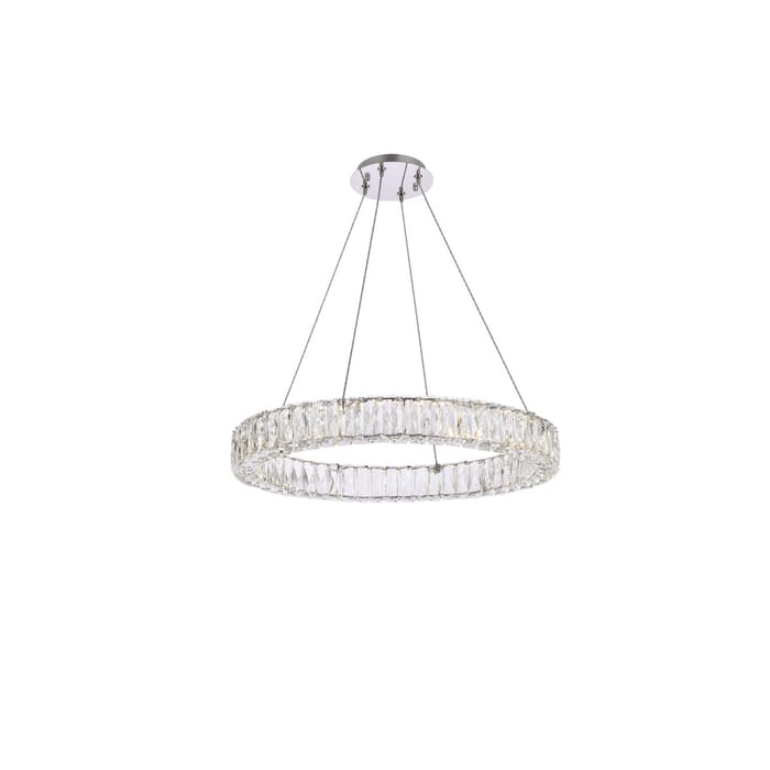 Monroe 1-Light LED Pendant in Chrome Monroe 1-Light LED Pendant in Chrome