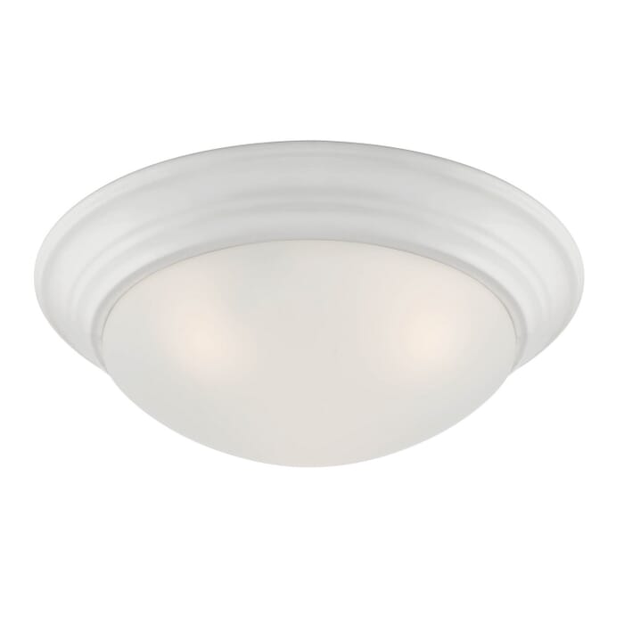 Tap 2-Light Flush Mount in Matte White Tap 2-Light Flush Mount in Matte White
