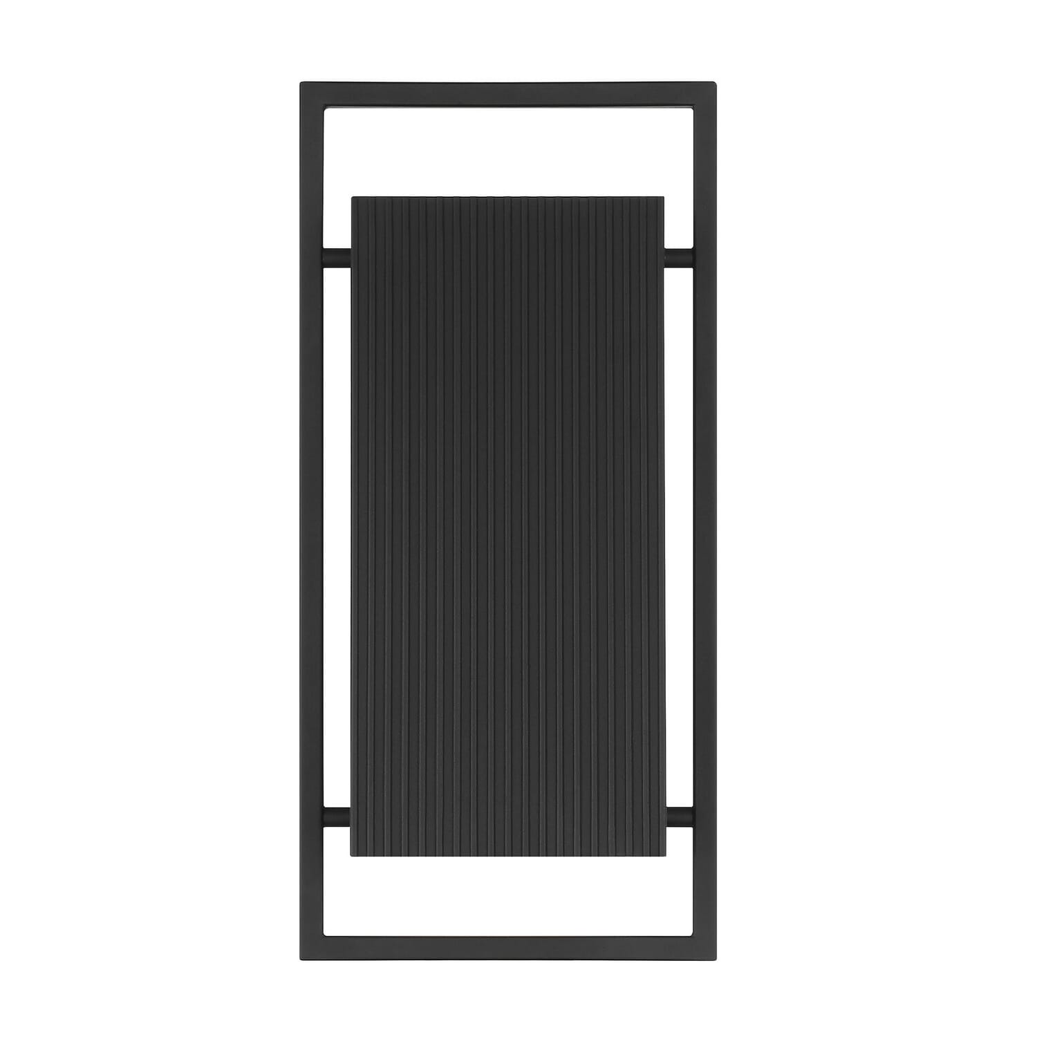 Pine Hills 1-Light Wall Lantern in Black