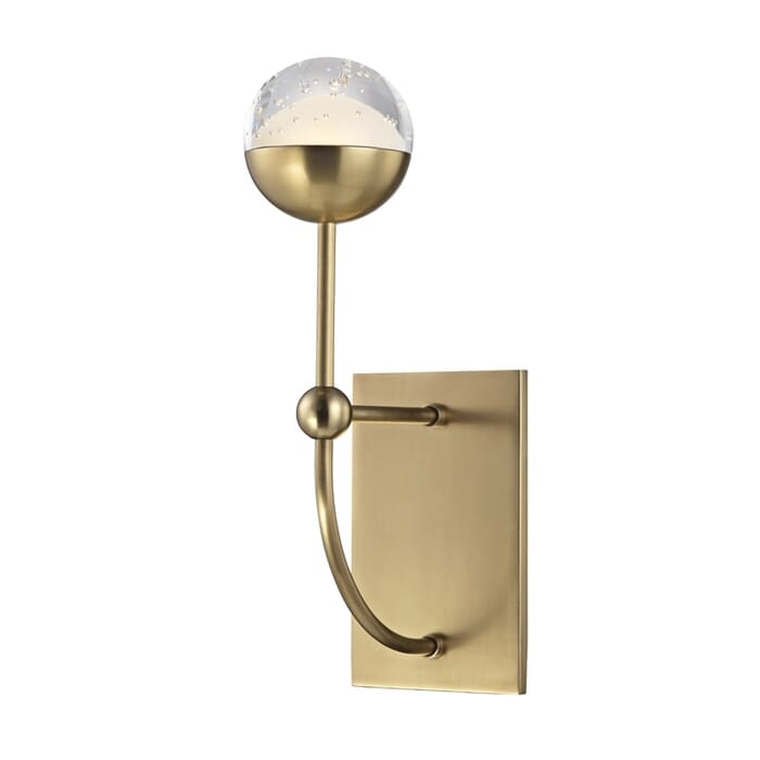 Hudson Valley Boca 13" Wall Sconce in Aged Brass Hudson Valley Boca 13" Wall Sconce in Aged Brass