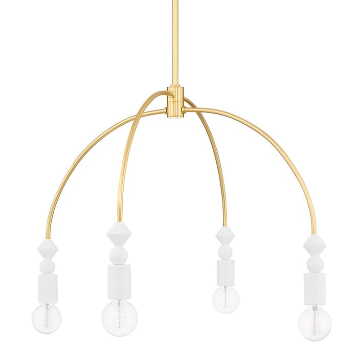 Four Light Chandelier by Mitzi Four Light Chandelier by Mitzi