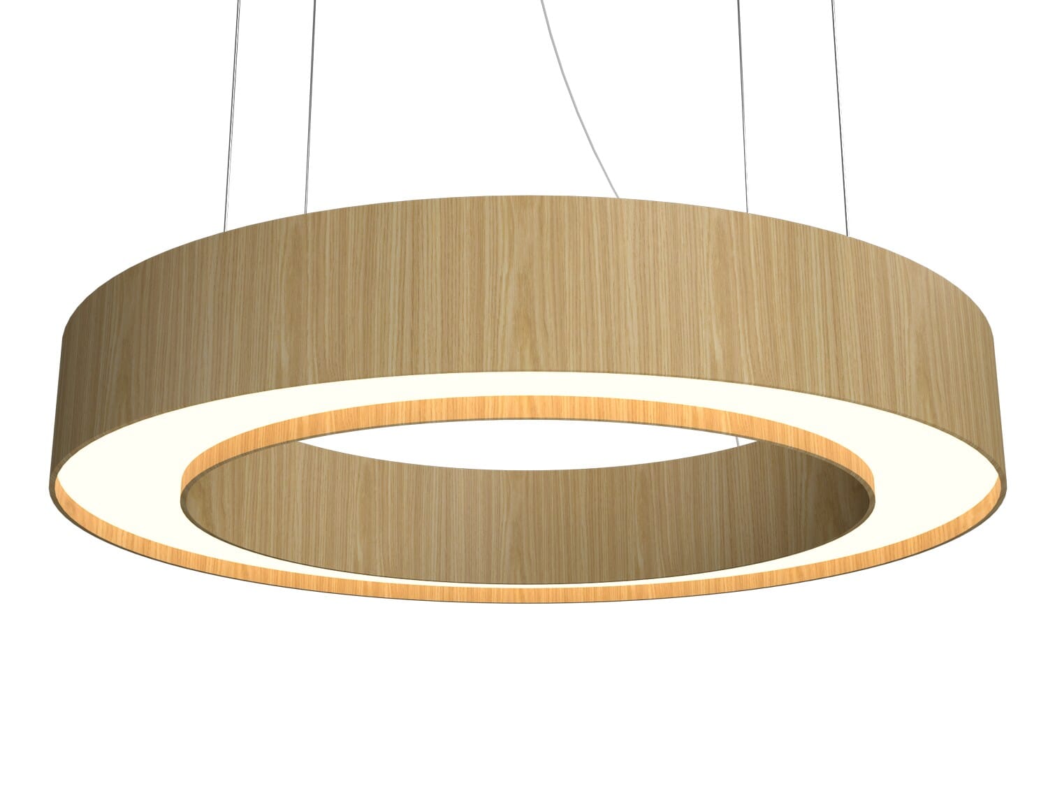 Cylindrical LED Pendant in Sand