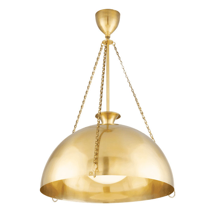 Hudson Valley Levette Pendant Light in Aged Brass Hudson Valley Levette Pendant Light in Aged Brass