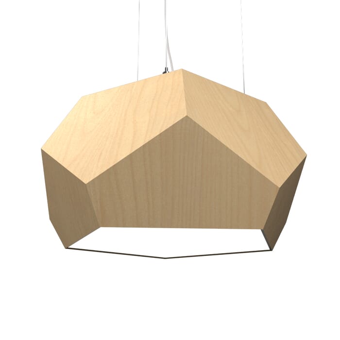 Facet 3-Light Pendant in Maple Facet 3-Light Pendant in Maple