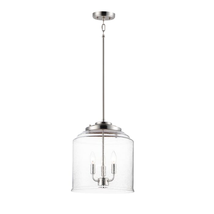 Maxim Acadia 3-Light Pendant Light in Satin Nickel Maxim Acadia 3-Light Pendant Light in Satin Nickel