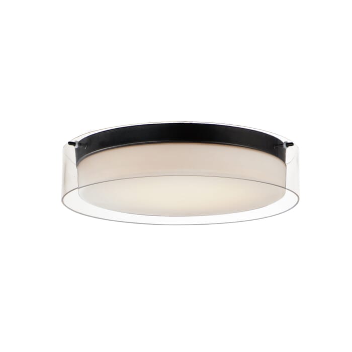 Duo 1-Light LED Flush Mount in Black Duo 1-Light LED Flush Mount in Black