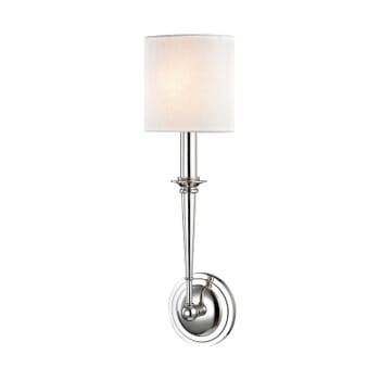 Hudson Valley Lourdes 19" Wall Sconce in Polished Nickel