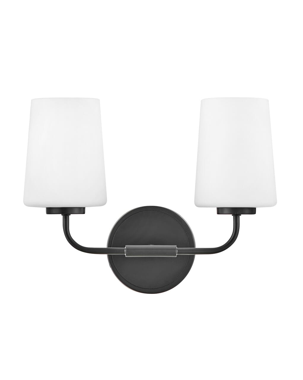 Kline 2-Light Bathroom Vanity Light in Black