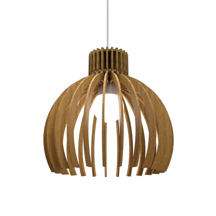 Stecche di Legno 1-Light Pendant in Louro Freijo Stecche di Legno 1-Light Pendant in Louro Freijo