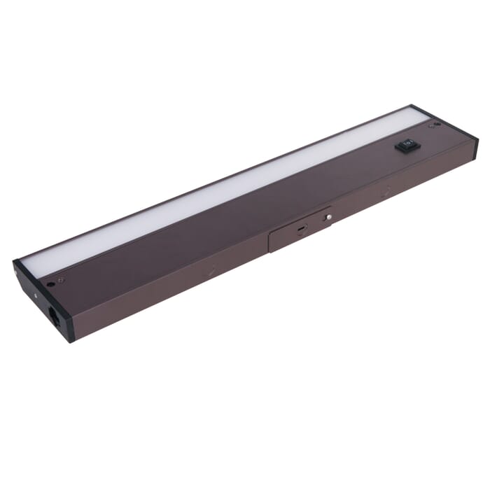 Undercabinet Light Bars 1-Light LED Under Cabinet Light Bar in Bronze Undercabinet Light Bars 1-Light LED Under Cabinet Light Bar in Bronze