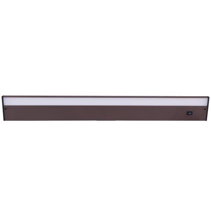Undercabinet Light Bars 1-Light LED Under Cabinet Light Bar in Bronze Undercabinet Light Bars 1-Light LED Under Cabinet Light Bar in Bronze